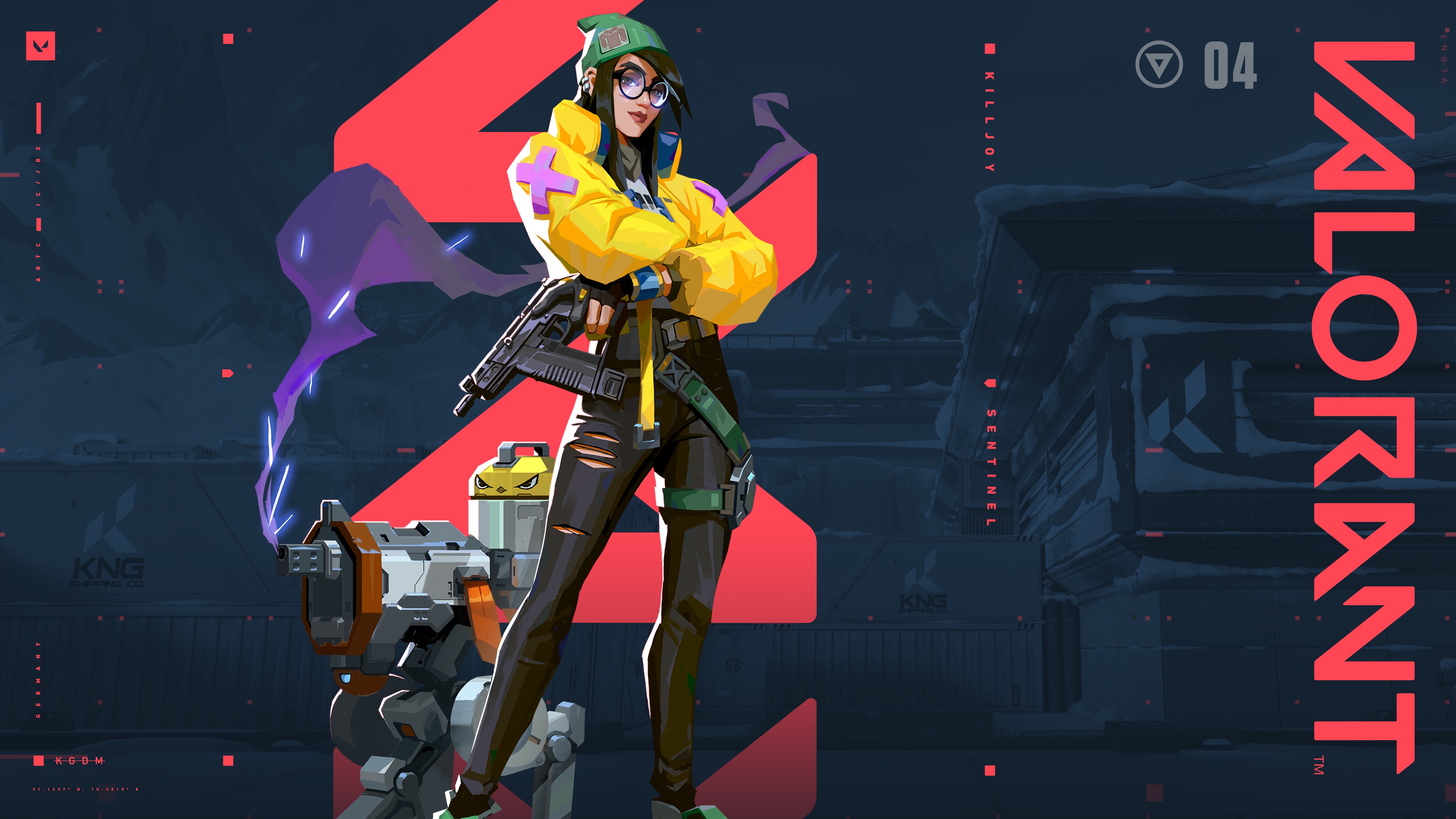 Valorant tech specialist with turret and nanobots