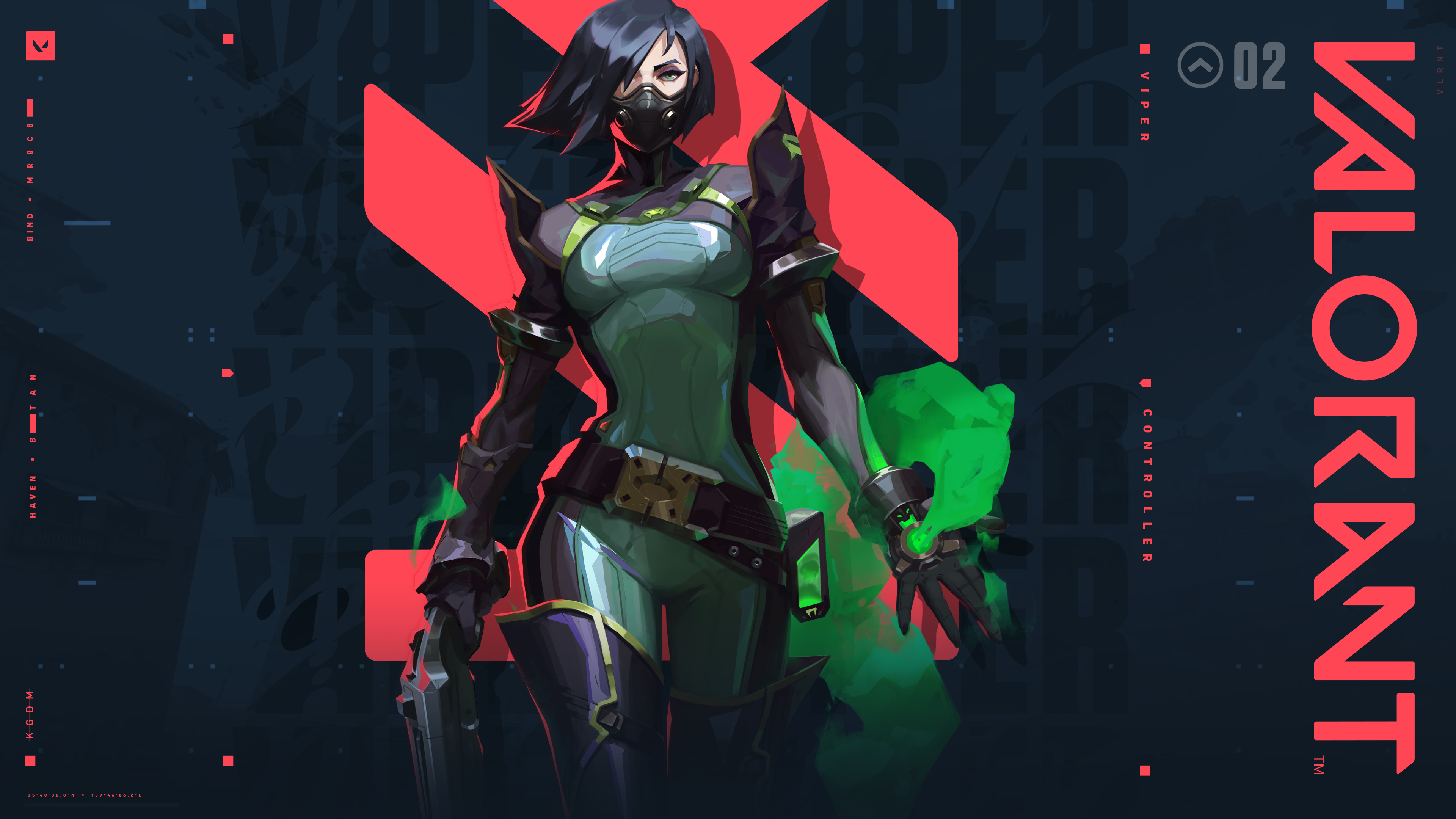 Viper, a Valorant agent with poison tech traps